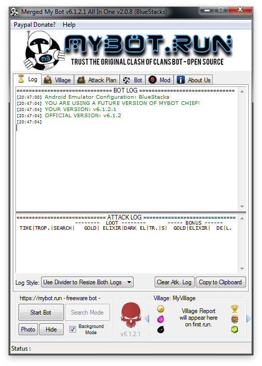 Скачать Merged MyBot 6.1.2.1 All Mods in One v.2.0.8