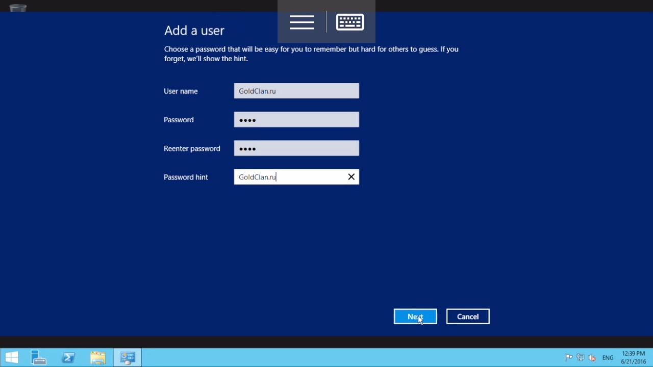 add a user