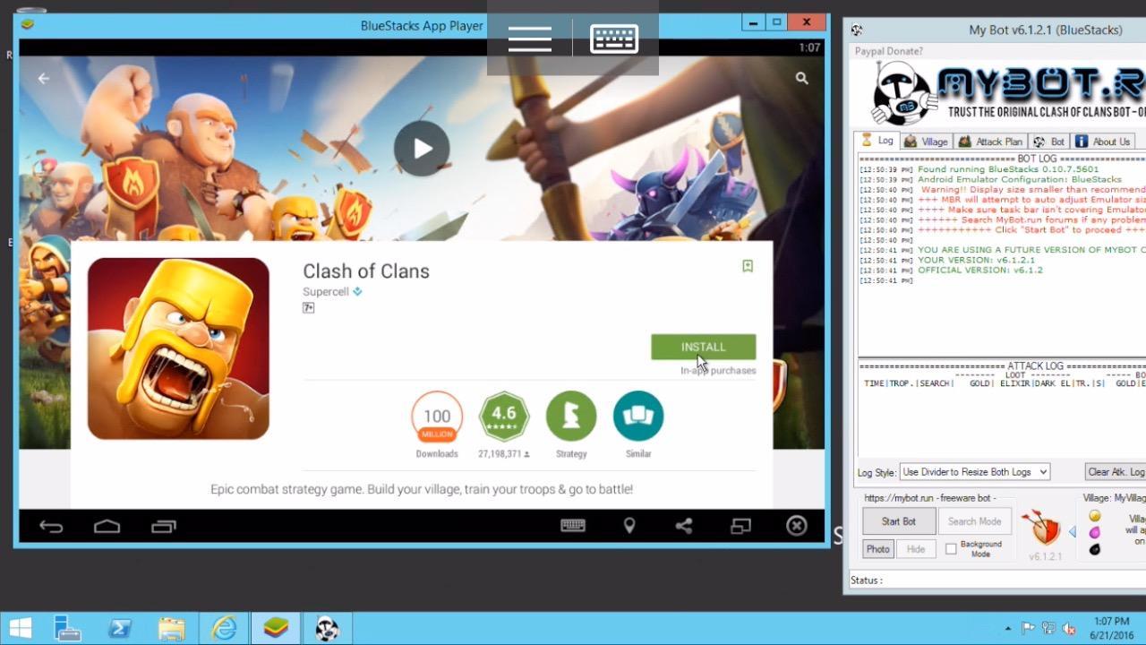 coc bluestacks