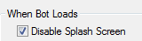 off splash screen
