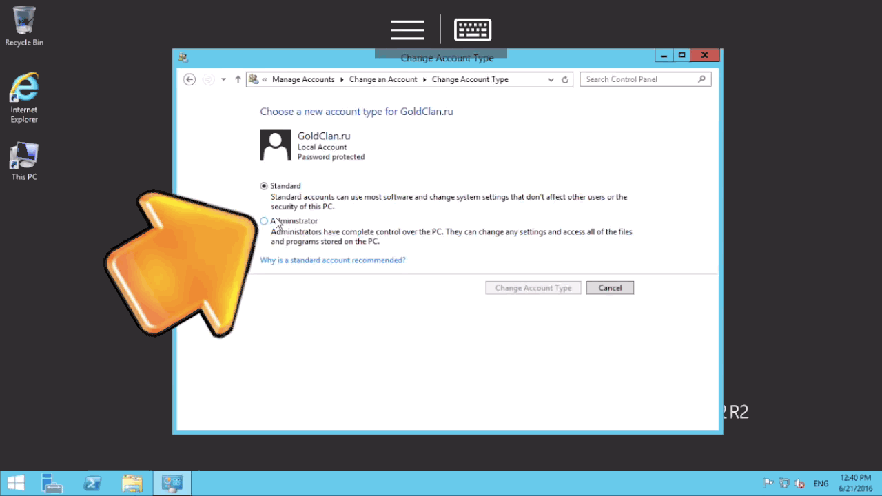 two user admin