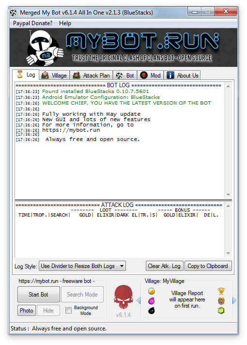 Merged MyBot 6.1.4 All Mods in One v.2.1.3