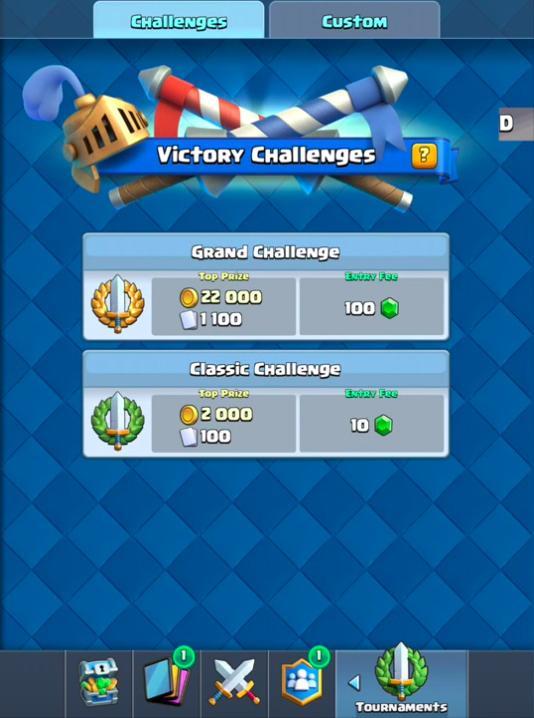 Челендж Clash Royale