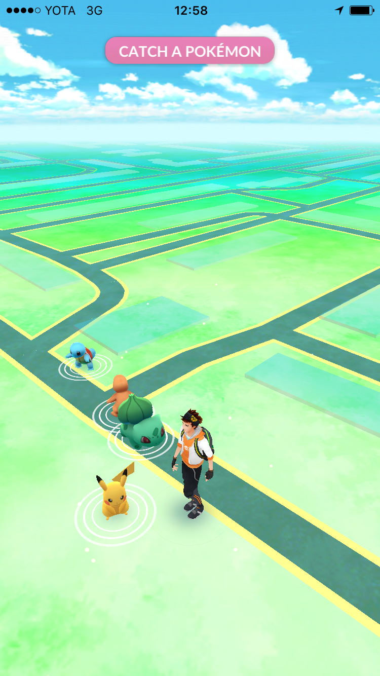 Пикачу pokemon go