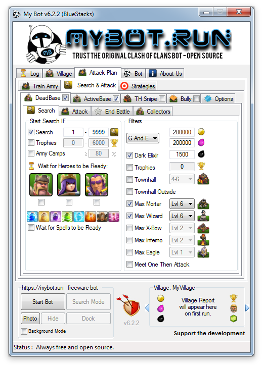 dead base search mybot