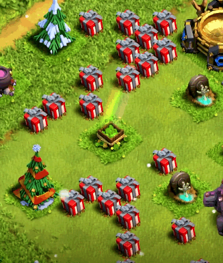 удаление подарков Clash of Clans