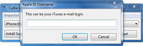 Apple id Cydia Impactor