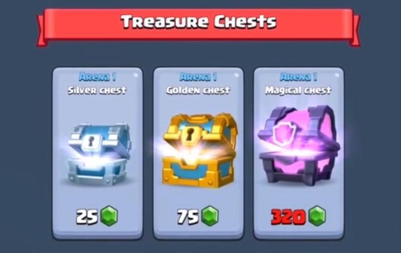 Shop silver chest clash royale