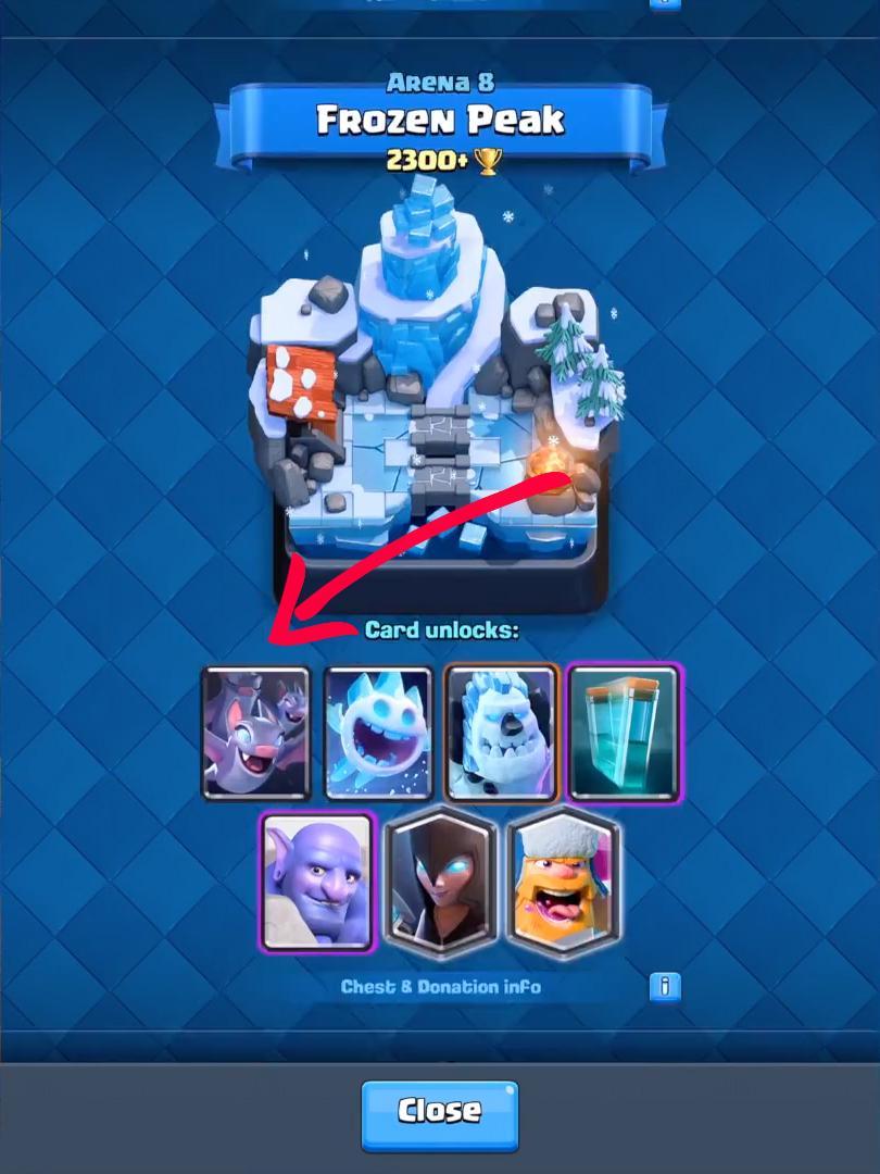 Ледяной Пик Летучие мыши Clash Royale