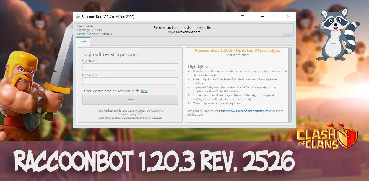 RaccoonBot v.1.20.3 rev. 2526