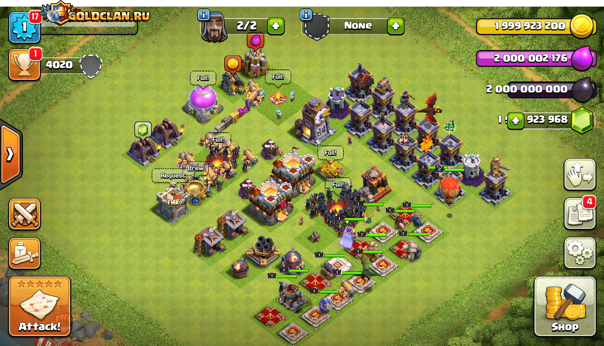Сервер Clash of Clans Деревня строителя