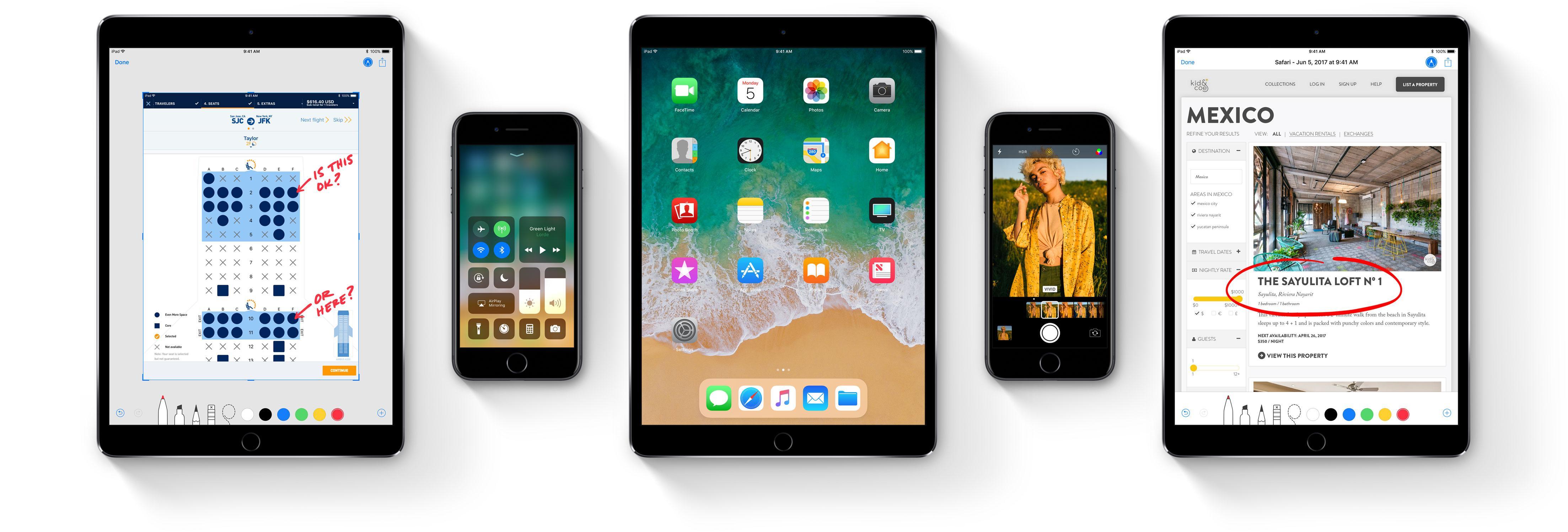 iPad и iPhone на iOS11