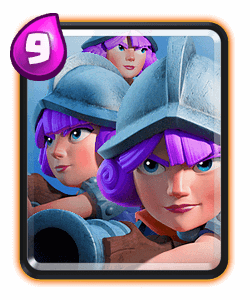 Three musketeers/ Три мушкетера - Clash Royale