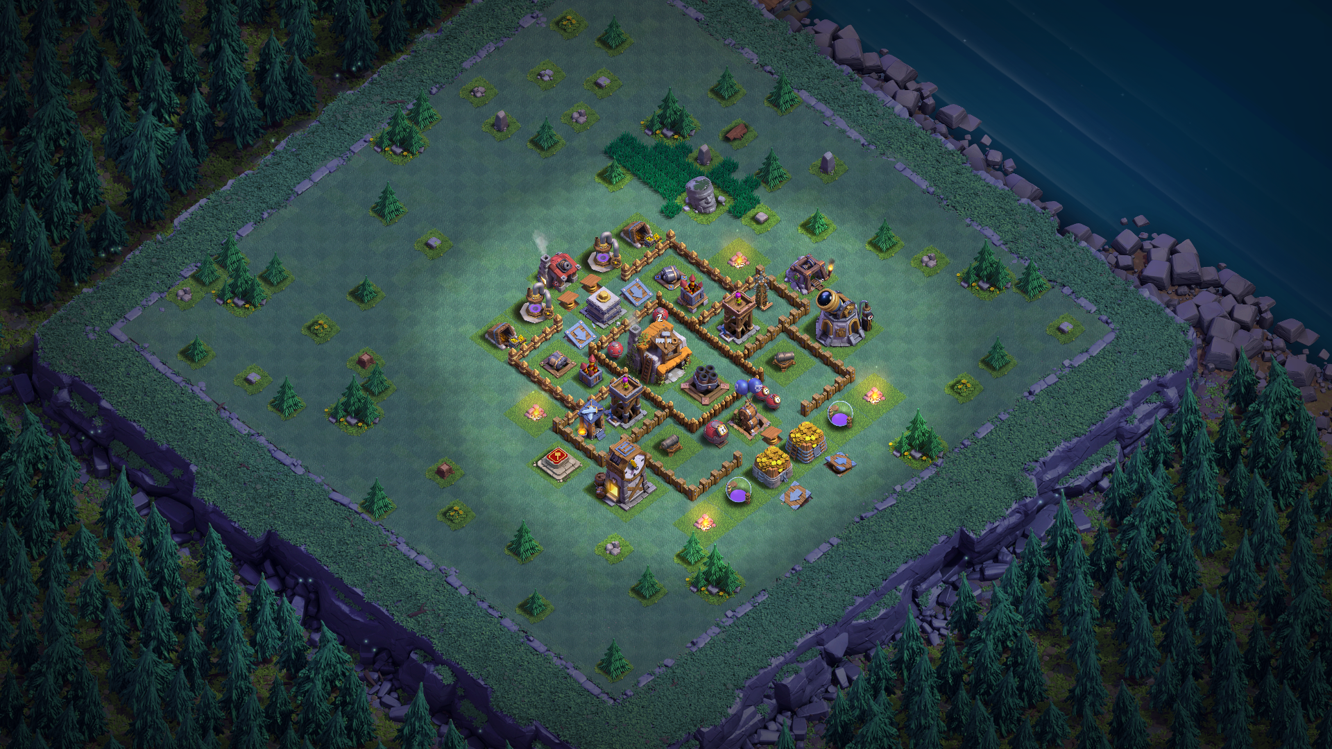 База строителя 5 Расстановки Clash of Clans