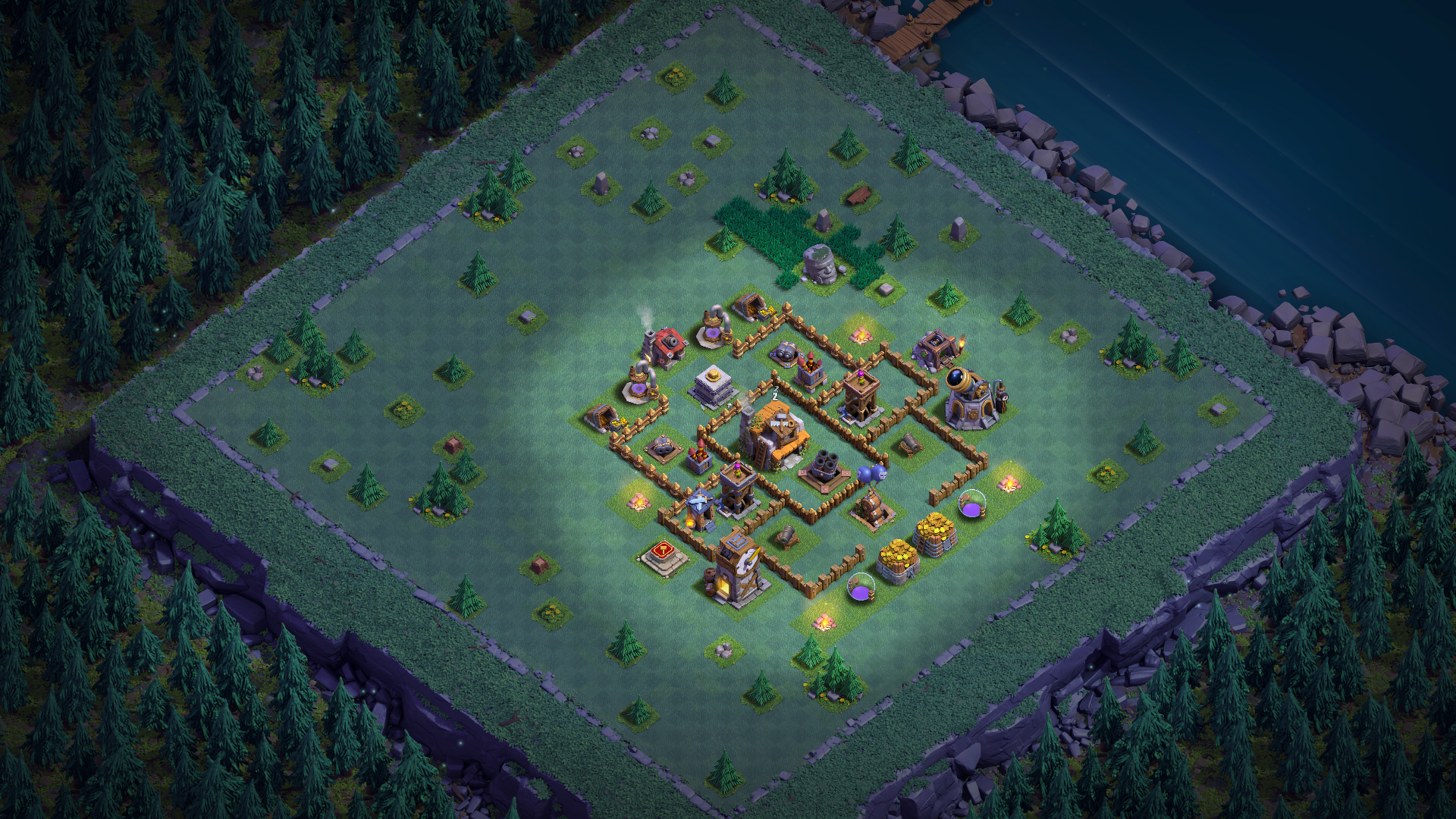  без ловушек ДС 5 Clash of Clans