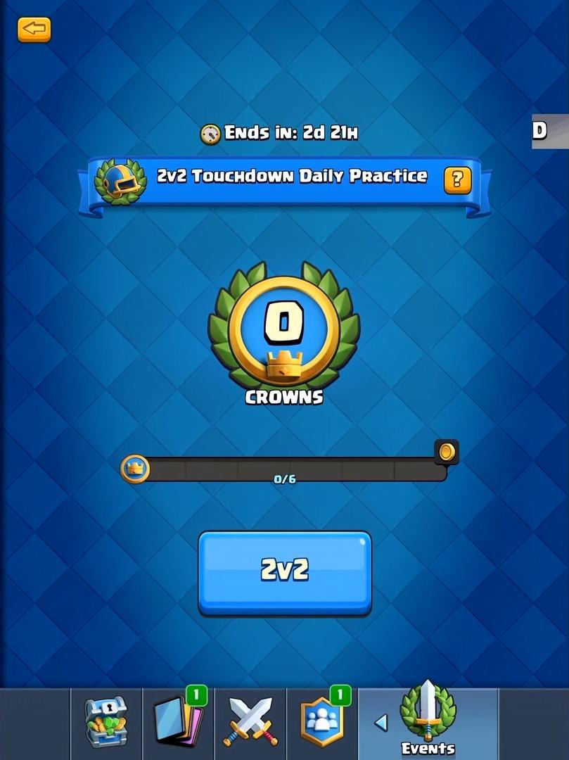 2v2 Touchdown Daily Clash Royale