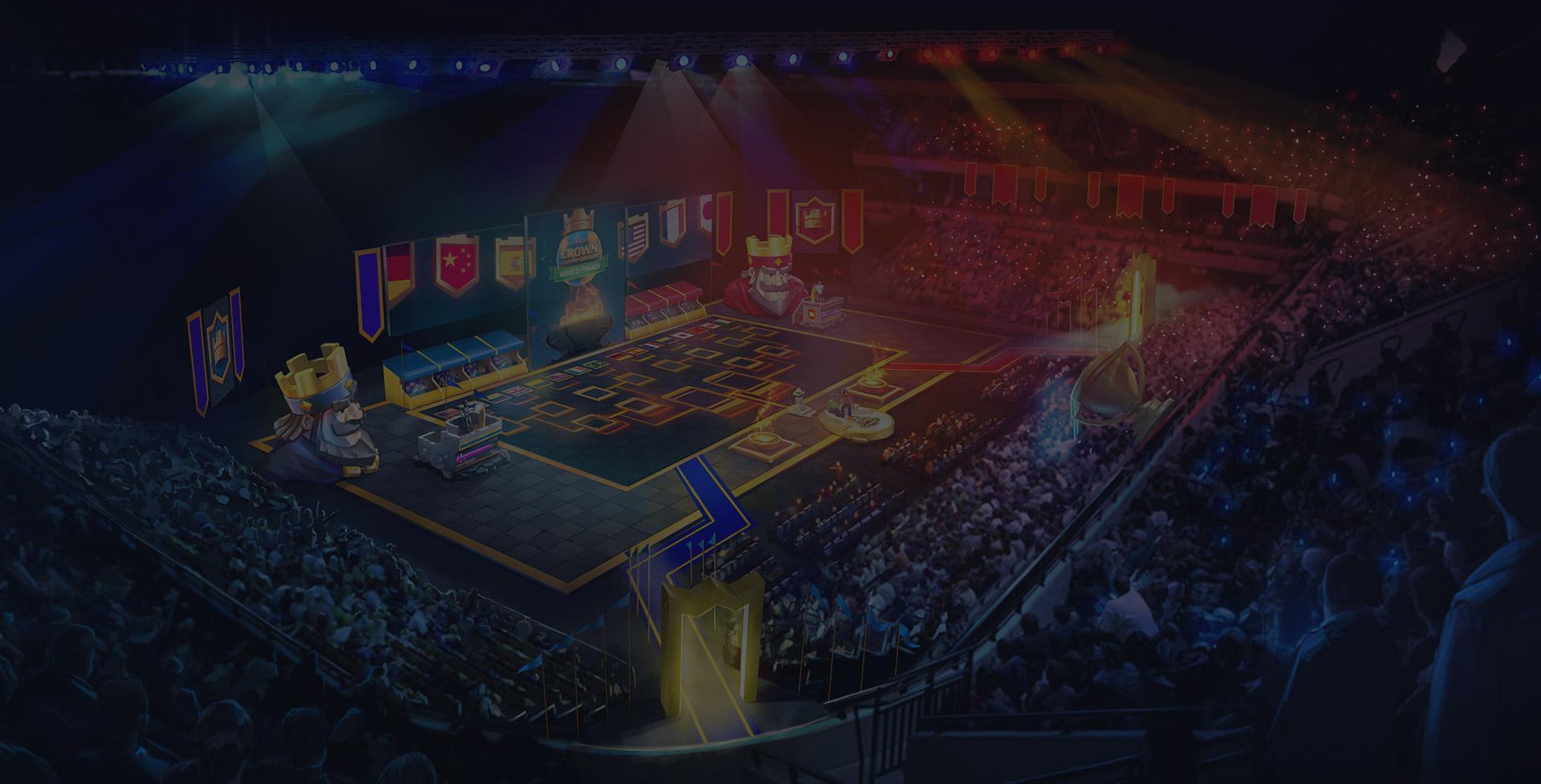 Зал для арены в чемпионате Clash Royale