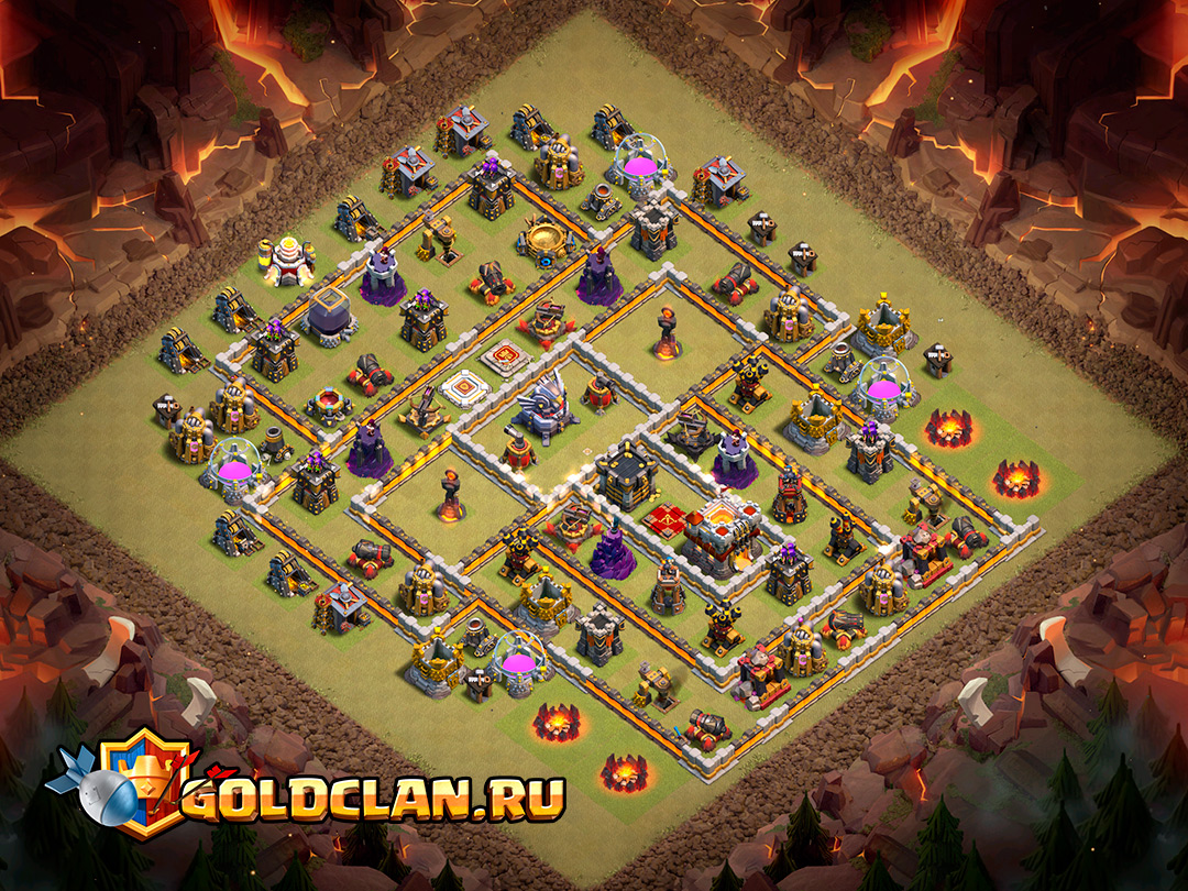 Режим шпиона расстановки тх11 Clash of Clans
