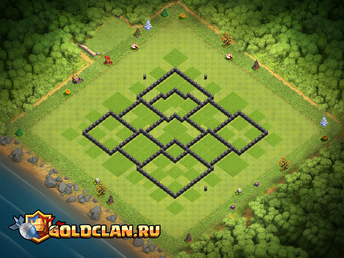 Режим забора для ТХ 8 - Clash of Clans