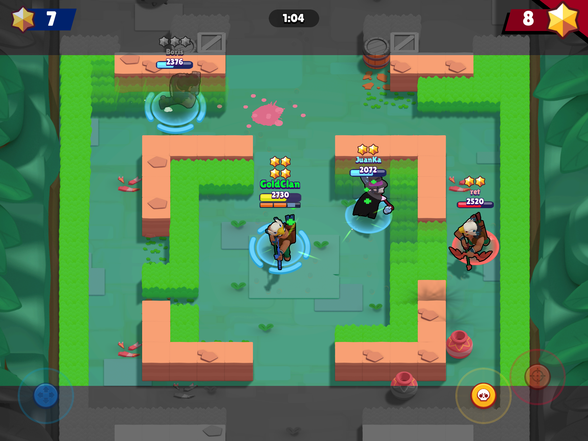 Brawl Stars бои в горизонтальном режиме