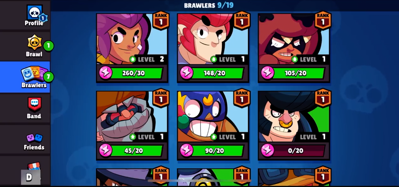 Новое меню в Brawl Stars