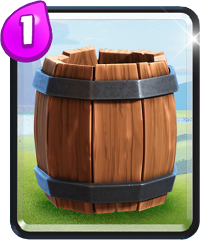 Бочка за 1 эликсир в Clash Royale
