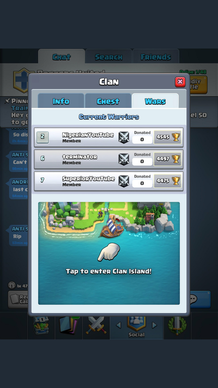 Войны в Clash Royale