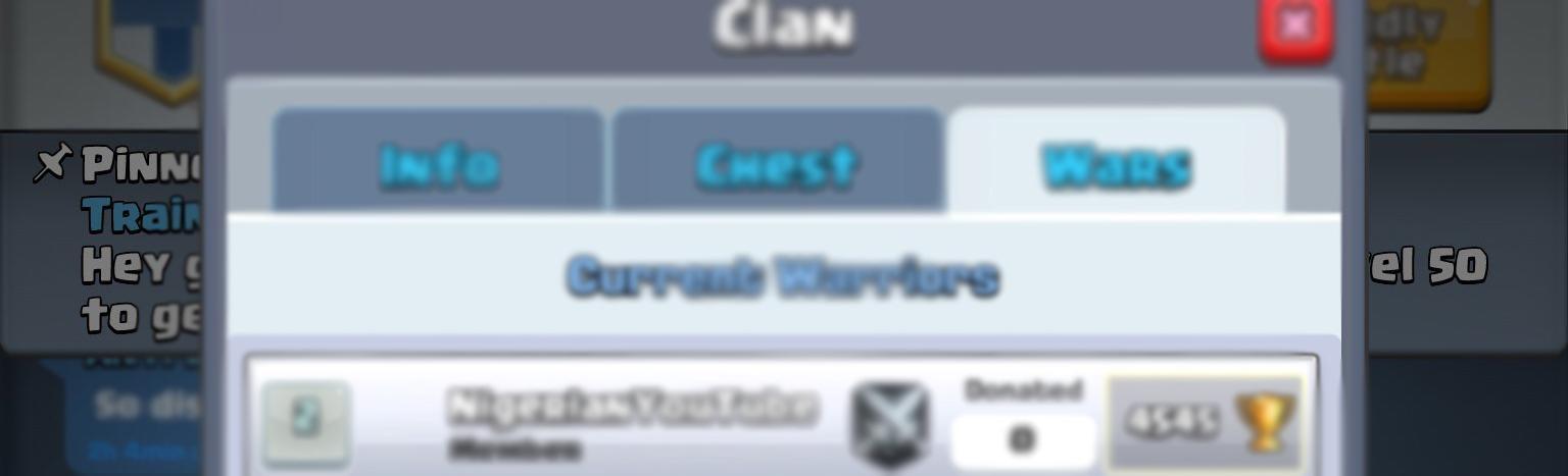 Закрепленное сообщение в Clash Royale