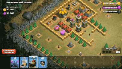 Геймплей юнита Гора в Clash of Clans