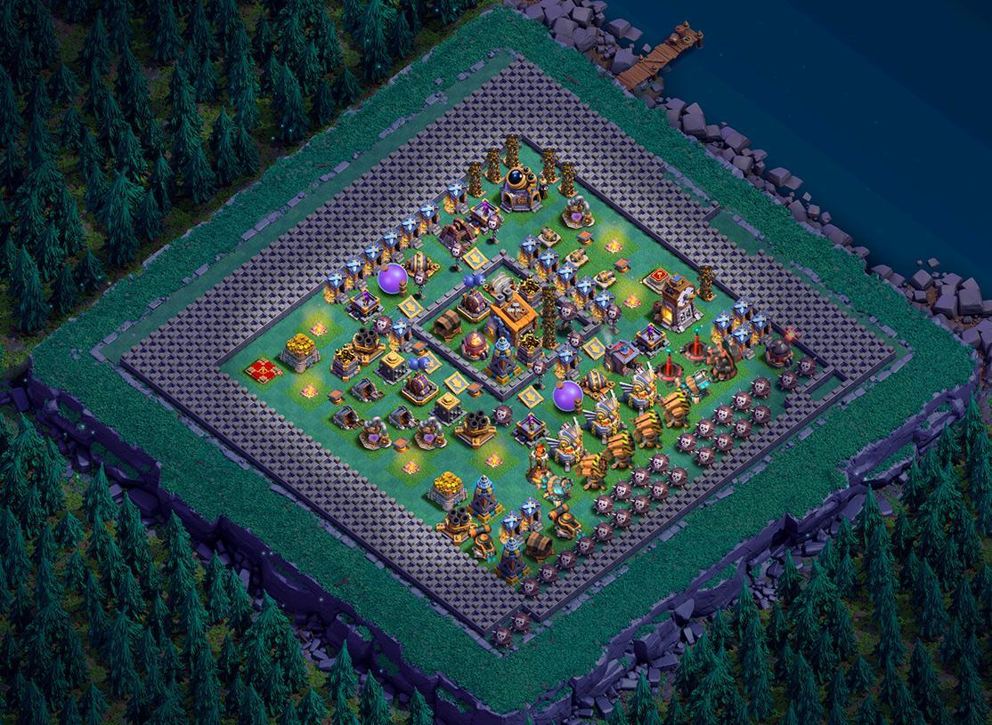 Рабочая деревня строителя на сервере Clash of Souls