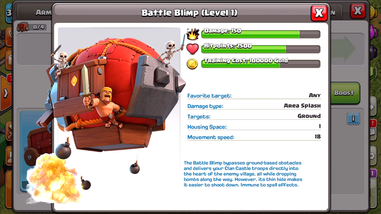 Battle Blimp/ Боевой Дирижабль - Clash of Clans
