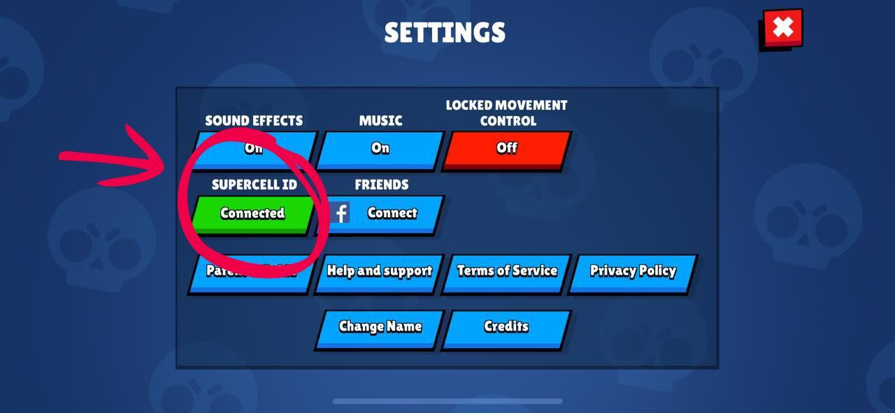 Supercell ID в Brawl Stars