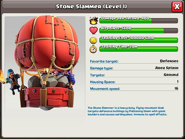 Stone Slammer/ Каменный разрушитель - Clash ofClans