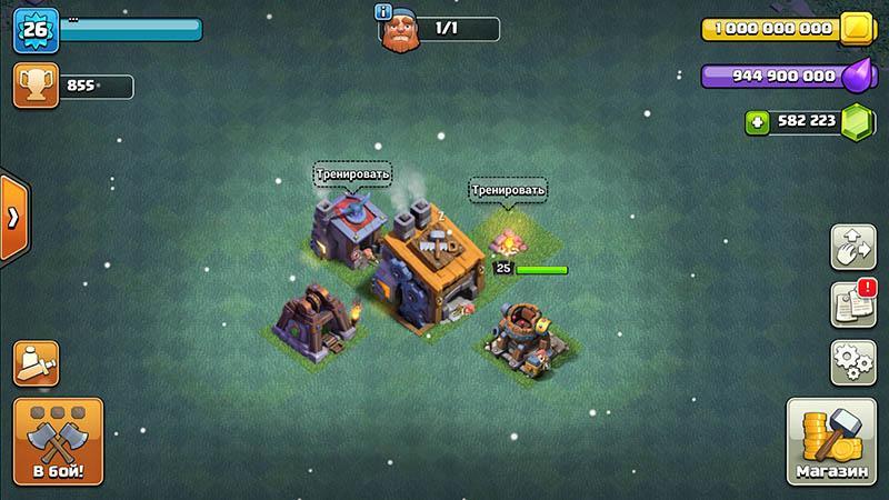 Деревня строителя на сервере Nulls Clash 11.158