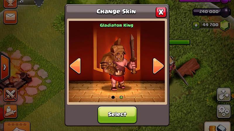 Эксклюзивный скин героя в Clash of Clans