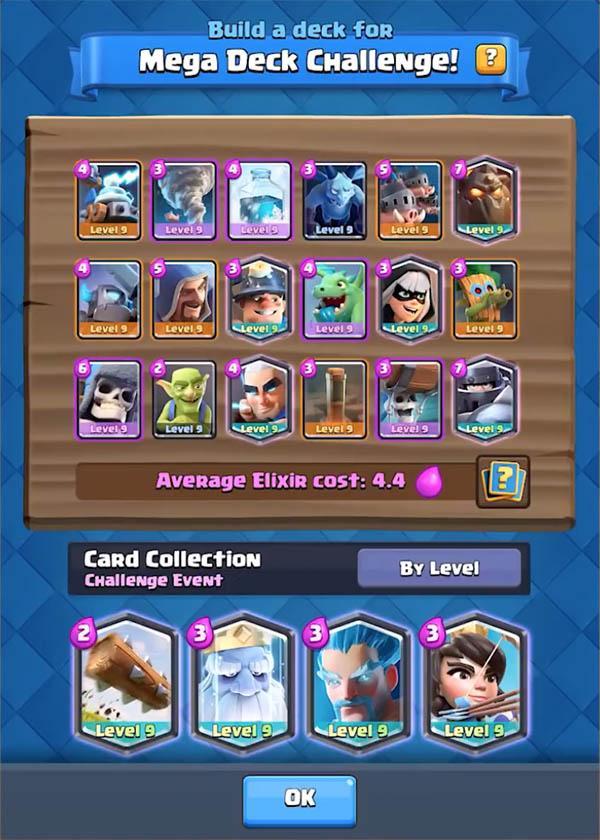 Мегаколода в Clash Royale