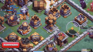Анимация источник лавы в Clash of Clans