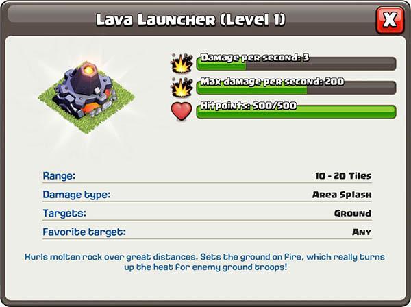 Источник лавы/ Lava Launcher