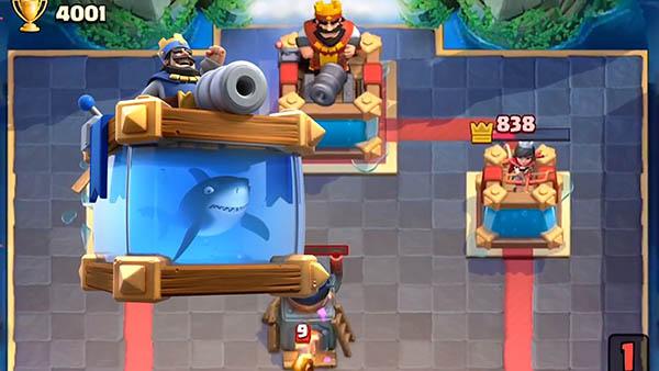 Скин башни - Акулий бассейн в Clash Royale