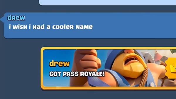 Уникальный шрифт для имени игрока в Clash Royale