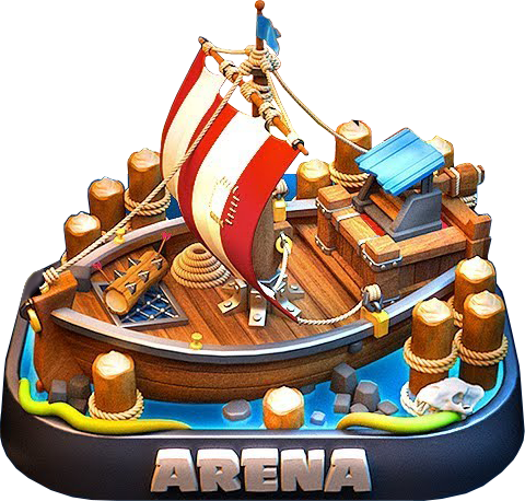 Новая водная арена в Clash Royale