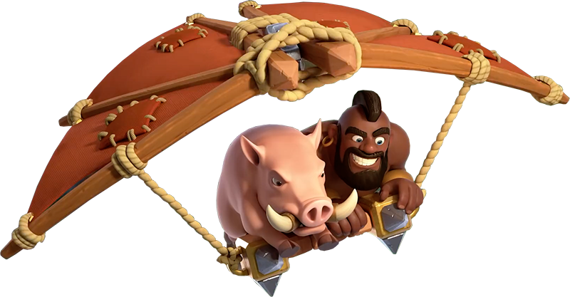Всадник на дельтаплане - Clash of Clans