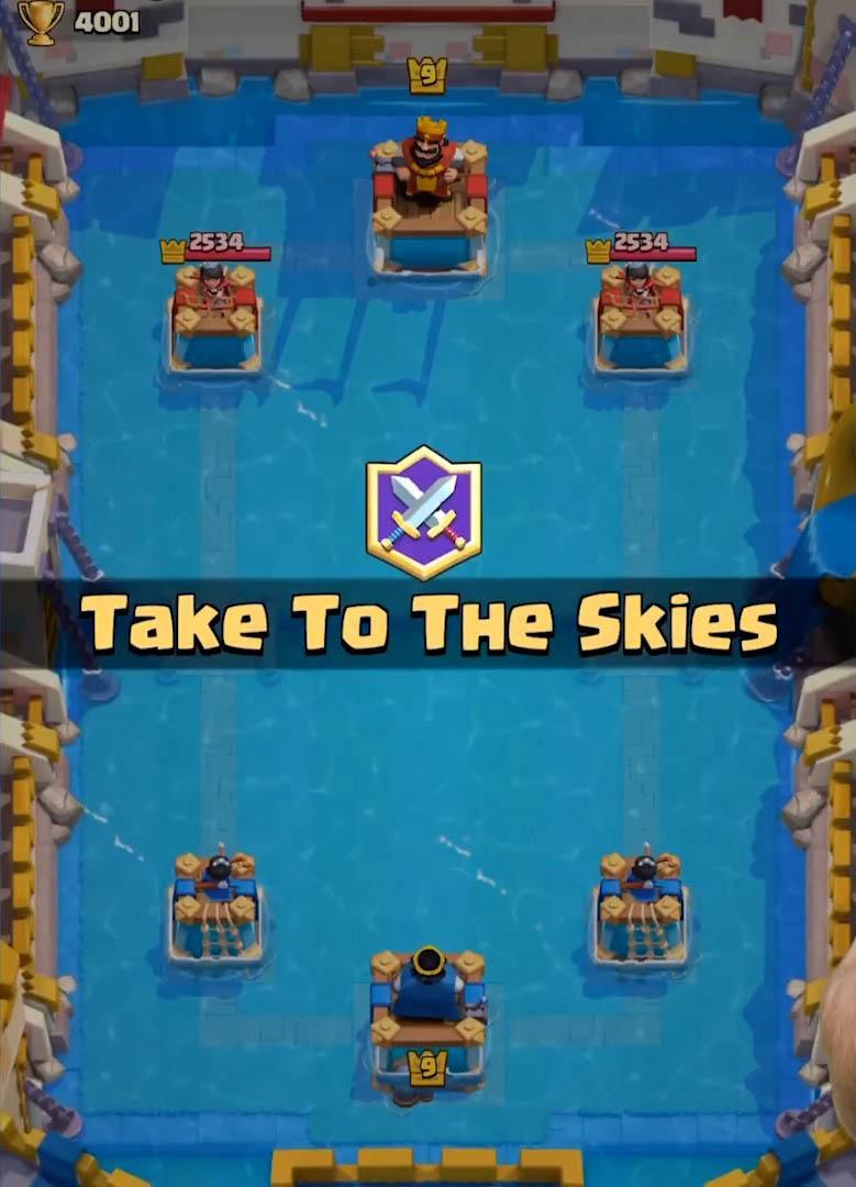 Затопленная арена в Clash Royale