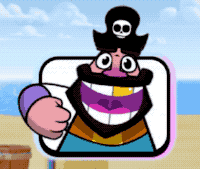 Новая эмодзи короля в Clash Royale