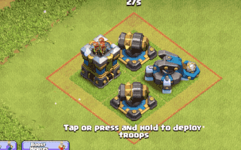 Атака Камнебросателя в Clash of Clans