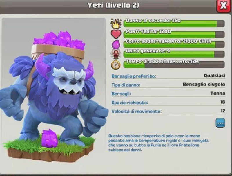 Йети в Clash of Clans