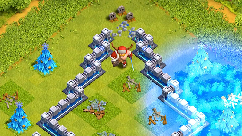 Новогодняя елка 2020 в Clash of Clans