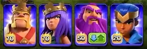 Новые уровни героев в Clash of Clans