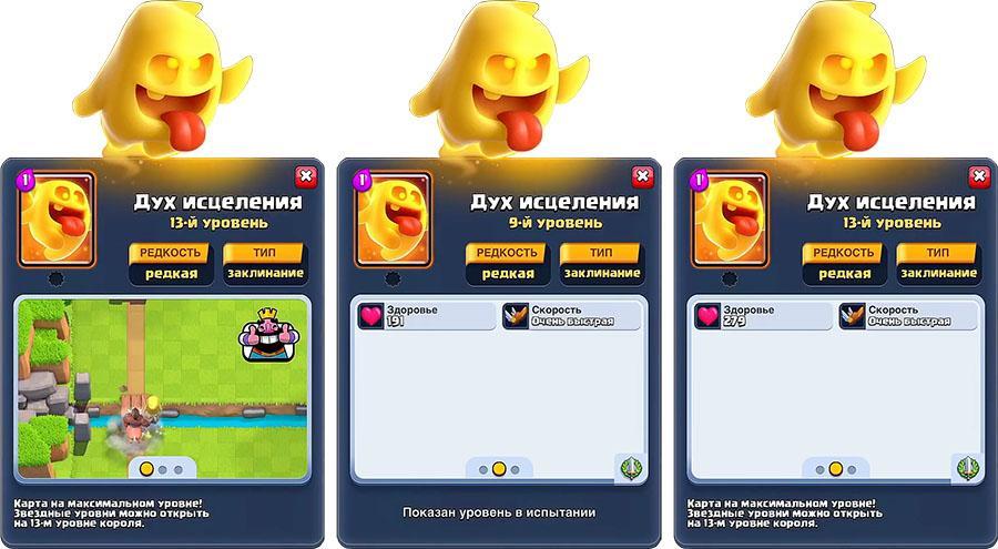 Характеристики - Дух исцеления