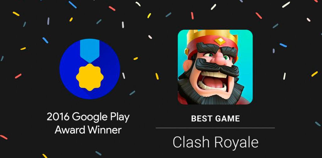Google Play Award Clash Royale Winner